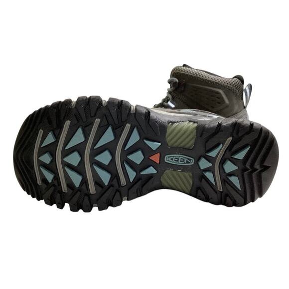 Keen Targhee III Waterproof Mid Hiking Boots - Women's 6.5 blue/gray - Picture 5 of 6